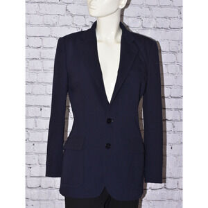 Ralph Lauren Blue Label Wool Business Suit Jacket Blazer Size 4